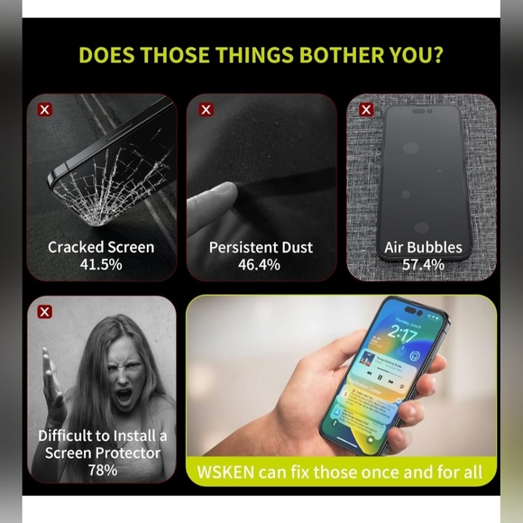 Iphone 14 Pro Max Screen Protectors - Picture 2 of 2